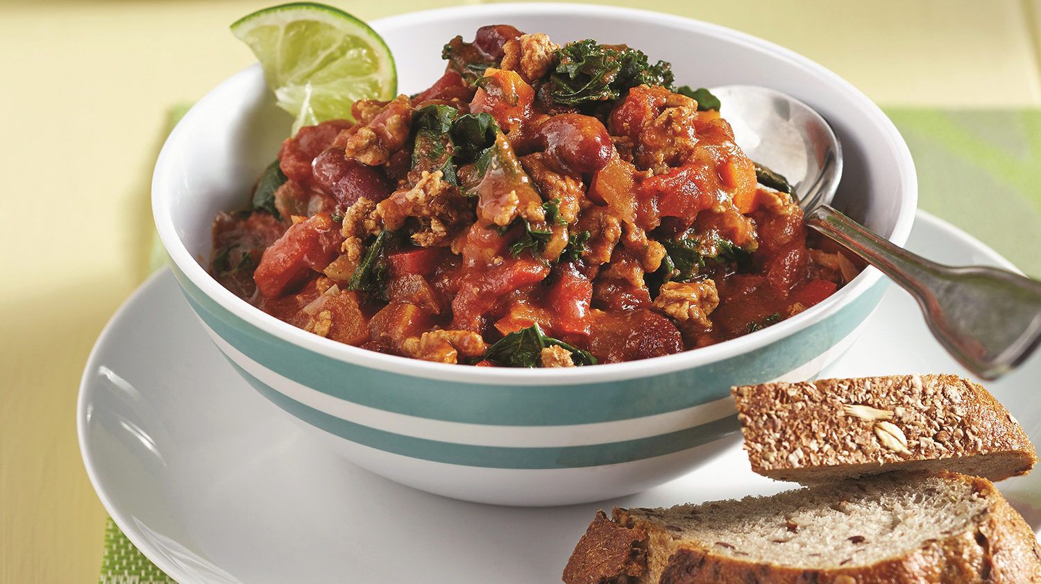 Turkey & kale chili