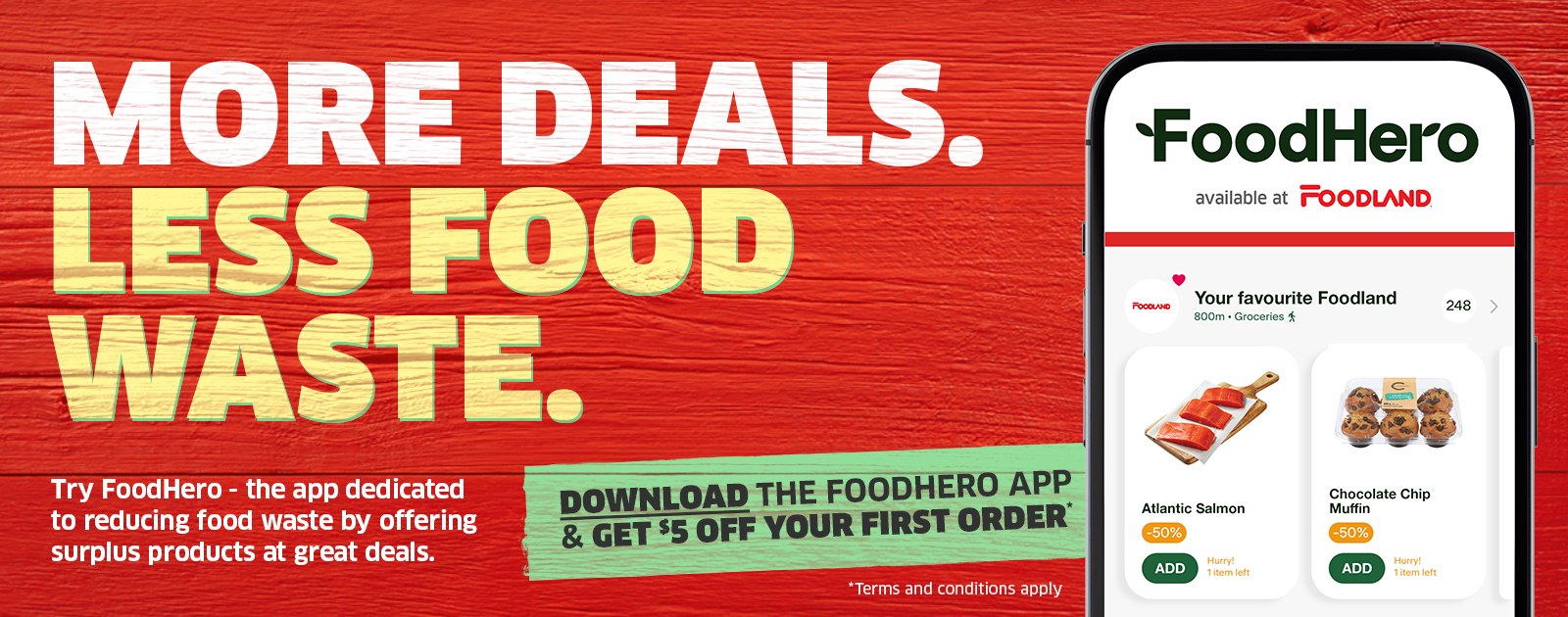 More Deals Less Food Waste
