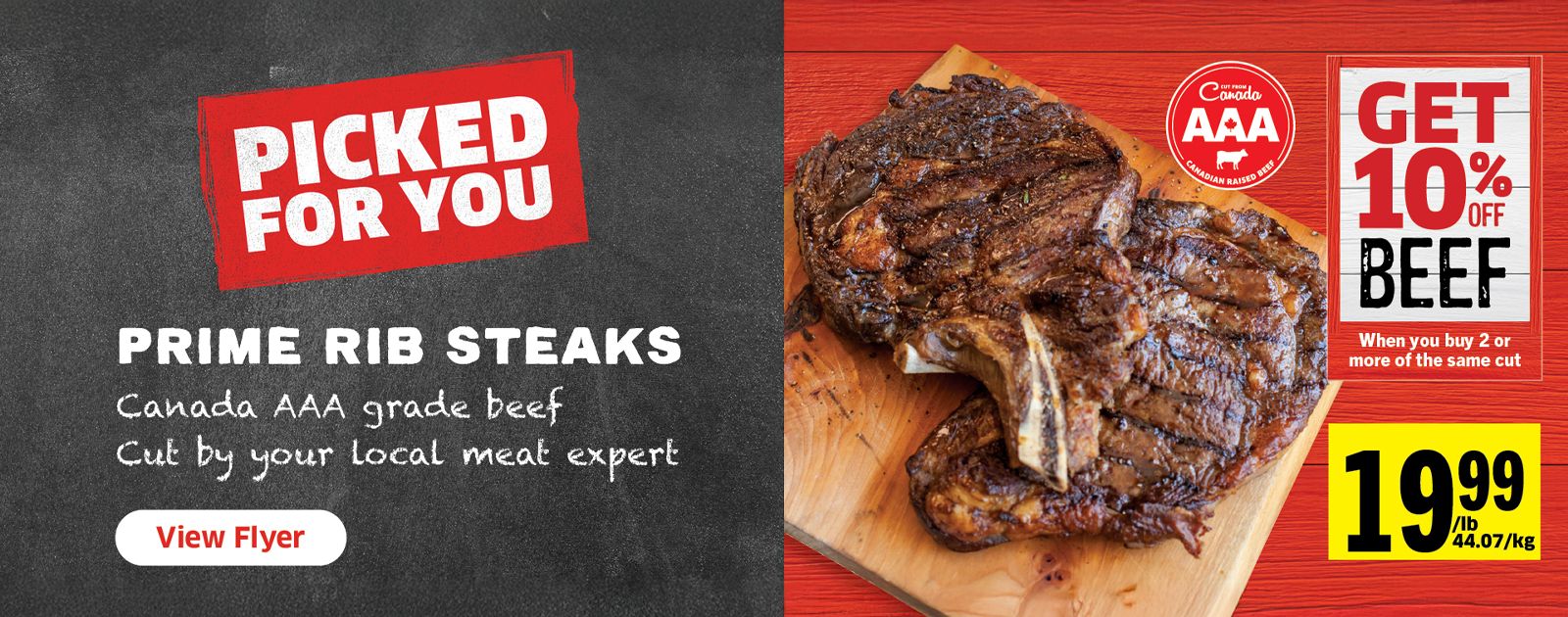 Picked For You - Prime Rib Steaks
